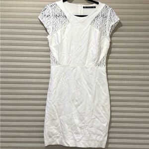 Zara White Lace Dress